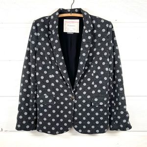 ANTHRO CARTONNIER Polka-Dot Blazer